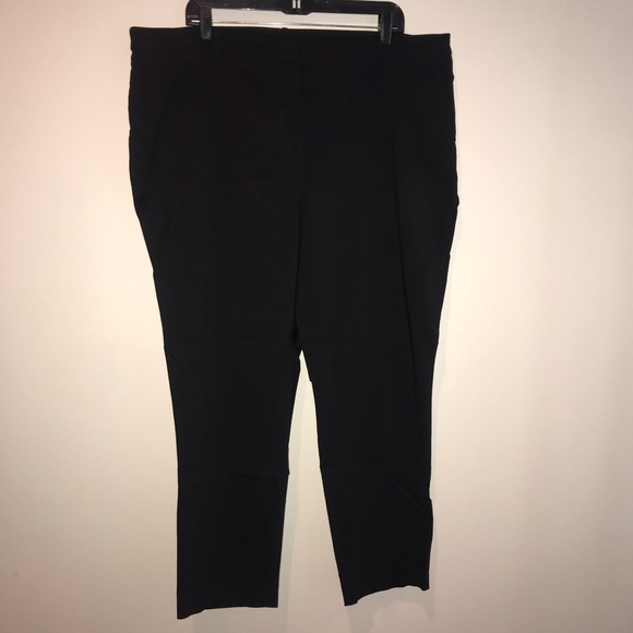 Lane Bryant Sexy Stretch Black Dress Pant 22 Reg - Picture 1 of 4